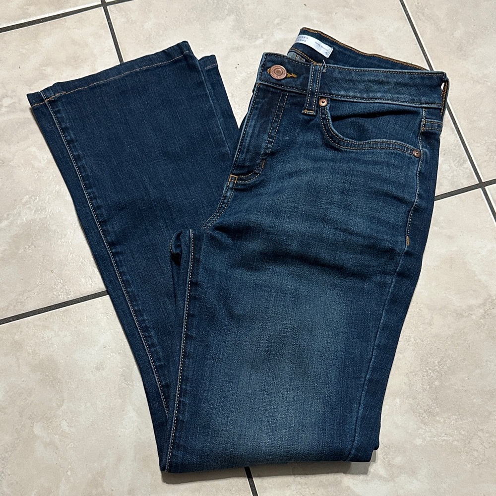 LC Lauren Conrad Dark Indigo Straight Leg Jeans